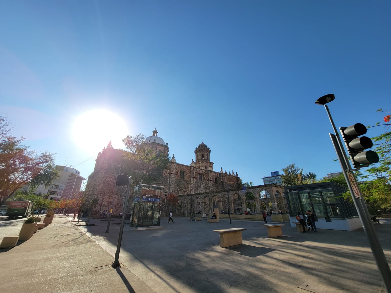 Los Dos Templos - Vista panorámica del monumento